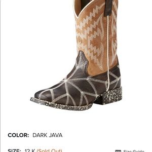 Phantom tycoon western kids boot Ariat toddler boots glow in the dark